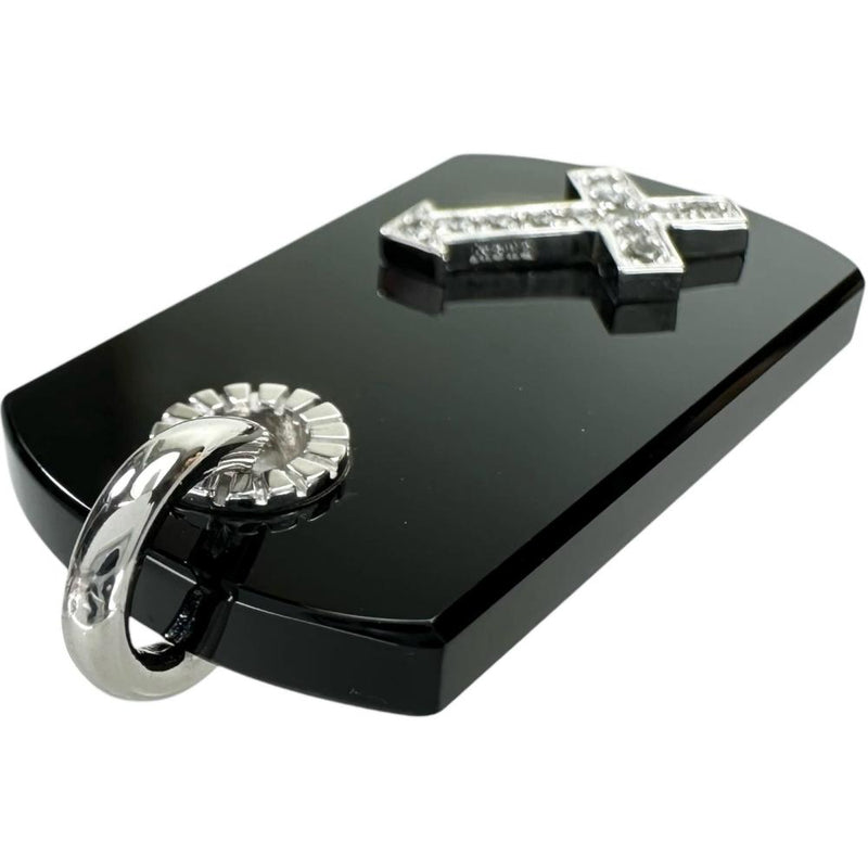 オニキス ダイヤモンド 計0.06ct ペンダントトップ K18WGホワイトゴールド 18金 3.5g レディース
【中古】【真子質店】【NN】




【ISx】