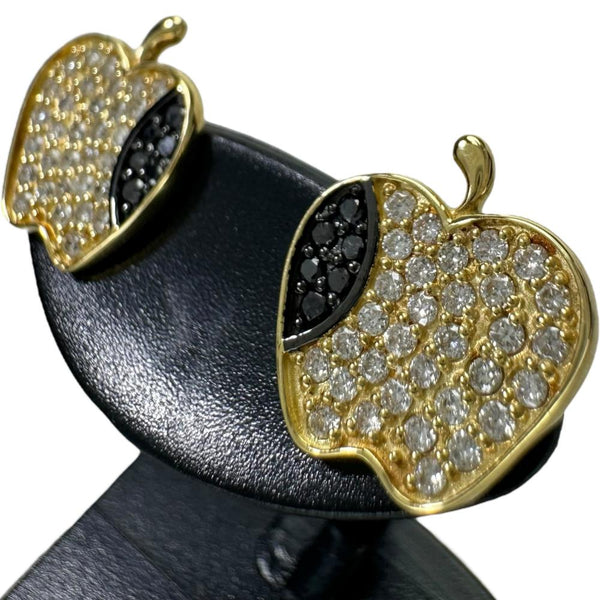 リンゴモチーフ ブラックダイヤモンド 0.05ct ダイヤモンド 0.28ct ピアス K18ゴールド 18金 2.5 g レディース
【中古】【真子質店】【NN】




【MaMiMo】