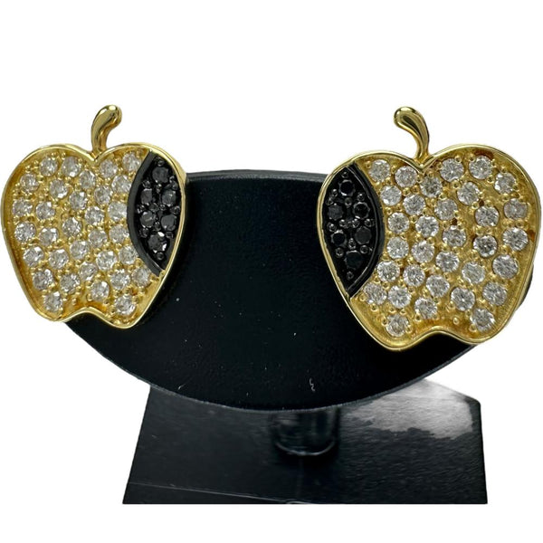 リンゴモチーフ ブラックダイヤモンド 0.05ct ダイヤモンド 0.28ct ピアス K18ゴールド 18金 2.5 g レディース
【中古】【真子質店】【NN】




【MaMiMo】