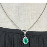 エメラルド 0.82ct ダイヤモンド 0.20ct ネックレス Ptプラチナ/Pt850プラチナ 7.0g 40cm レディース
【中古】【真子質店】【NN】




【YIY】