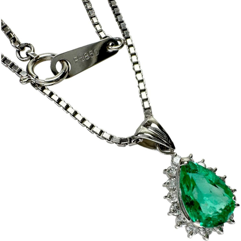 エメラルド 0.82ct ダイヤモンド 0.20ct ネックレス Ptプラチナ/Pt850プラチナ 7.0g 40cm レディース
【中古】【真子質店】【NN】




【YIY】