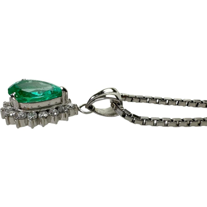 エメラルド 0.82ct ダイヤモンド 0.20ct ネックレス Ptプラチナ/Pt850プラチナ 7.0g 40cm レディース
【中古】【真子質店】【NN】




【YIY】