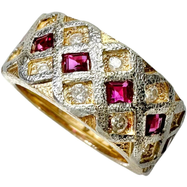 8.5号 ルビー ダイヤモンド 0.63ct リング・指輪 K18ゴールド 18金/Pt900プラチナ 11.0g レディース
【中古】【真子質店】【NN】




【ITTI】
