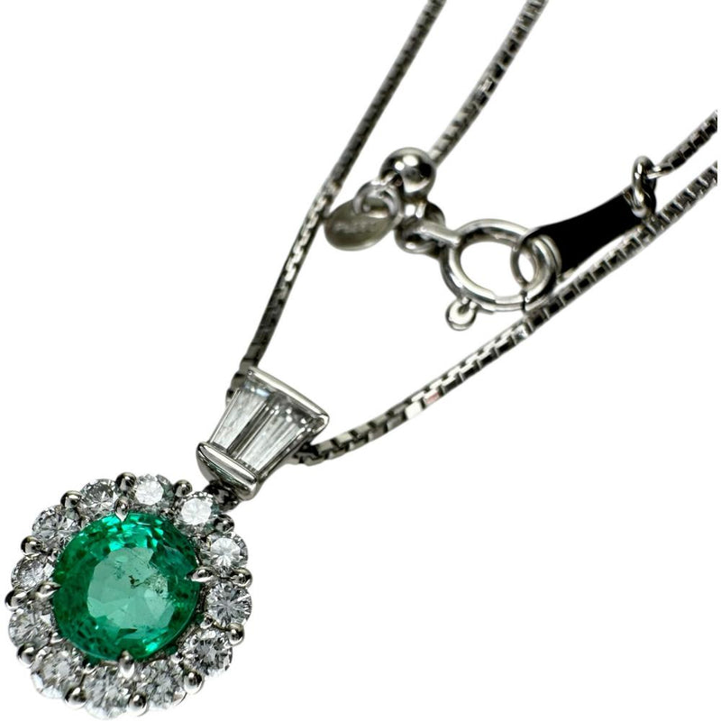エメラルド 0.54ct ダイヤモンド 0.32ct ネックレス Pt900プラチナ/Pt850プラチナ 3.8g 44.5cm レディース
【中古】【真子質店】【NN】




【MoTMi】