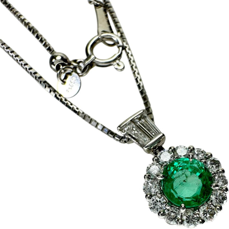 エメラルド 0.54ct ダイヤモンド 0.32ct ネックレス Pt900プラチナ/Pt850プラチナ 3.8g 44.5cm レディース
【中古】【真子質店】【NN】




【MoTMi】