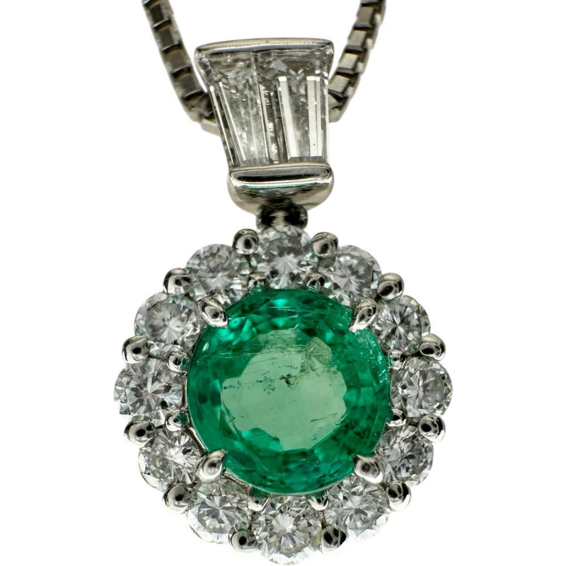 エメラルド 0.54ct ダイヤモンド 0.32ct ネックレス Pt900プラチナ/Pt850プラチナ 3.8g 44.5cm レディース
【中古】【真子質店】【NN】




【MoTMi】