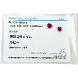 ルビー 0.28×2ct ダイヤモンド 0.03×2ct ピアス K18WGホワイトゴールド 18金 1.2g レディース
【中古】【真子質店】【NN】




【MaMoT】