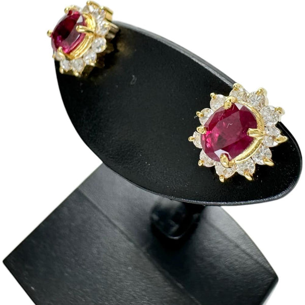 ルビー 0.34ct ダイヤモンド ピアス K18ゴールド 18金 1.5g レディース
【中古】【真子質店】【NN】




【MaDI】