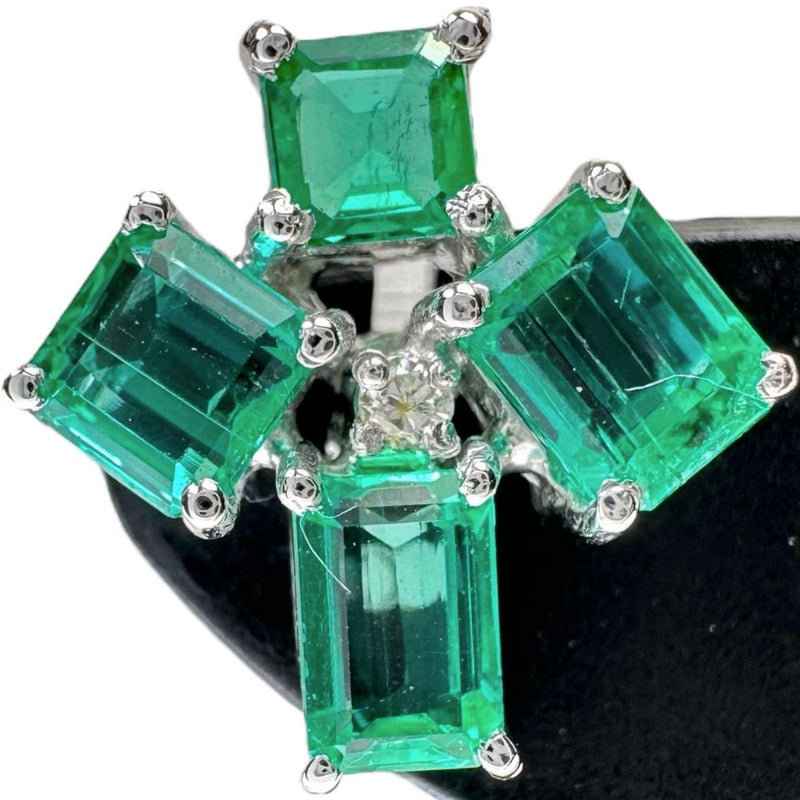 エメラルド 計2.10ct ダイヤモンド 計0.03ct ピアス K18WGホワイトゴールド 18金 2.8g レディース
【中古】【真子質店】【NN】




【IIxx】