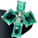エメラルド 計2.10ct ダイヤモンド 計0.03ct ピアス K18WGホワイトゴールド 18金 2.8g レディース
【中古】【真子質店】【NN】




【IIxx】