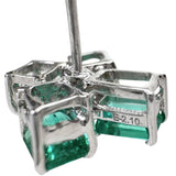 エメラルド 計2.10ct ダイヤモンド 計0.03ct ピアス K18WGホワイトゴールド 18金 2.8g レディース
【中古】【真子質店】【NN】




【IIxx】