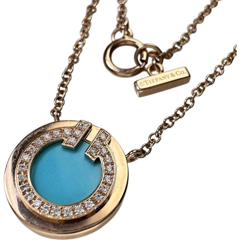 【TIFFANY&Co./ティファニー】 トルコ石 ダイヤモンド ネックレス Tサークル K18PGピンクゴールド 18金 3.2g 45cm レディース
【中古】【真子質店】【BL】




【TxKS】