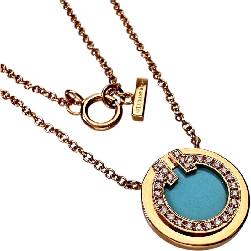 【TIFFANY&Co./ティファニー】 トルコ石 ダイヤモンド ネックレス Tサークル K18PGピンクゴールド 18金 3.2g 45cm レディース
【中古】【真子質店】【BL】




【TxKS】