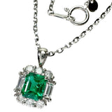 エメラルド 0.90ct ダイヤモンド 0.65ct ネックレス Pt900プラチナ/K18WGホワイトゴールド 18金 6.5g 45.5cm レディース
【中古】【真子質店】【NN】




【ISxMa】