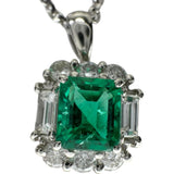 エメラルド 0.90ct ダイヤモンド 0.65ct ネックレス Pt900プラチナ/K18WGホワイトゴールド 18金 6.5g 45.5cm レディース
【中古】【真子質店】【NN】




【ISxMa】