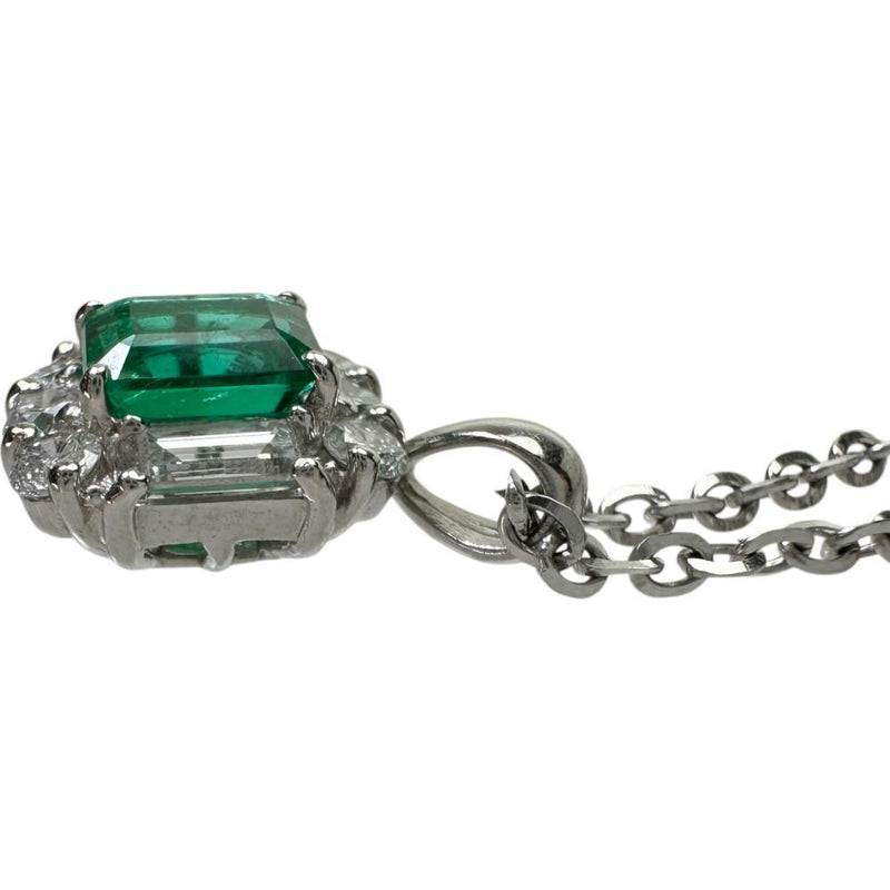 エメラルド 0.90ct ダイヤモンド 0.65ct ネックレス Pt900プラチナ/K18WGホワイトゴールド 18金 6.5g 45.5cm レディース
【中古】【真子質店】【NN】




【ISxMa】