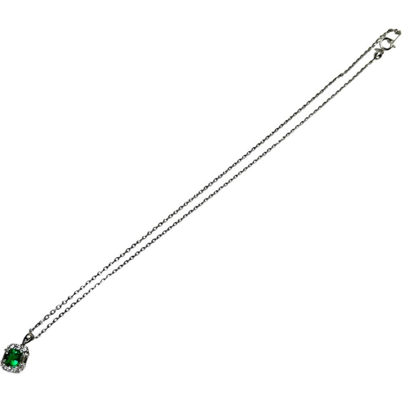 エメラルド 0.90ct ダイヤモンド 0.65ct ネックレス Pt900プラチナ/K18WGホワイトゴールド 18金 6.5g 45.5cm レディース
【中古】【真子質店】【NN】




【ISxMa】