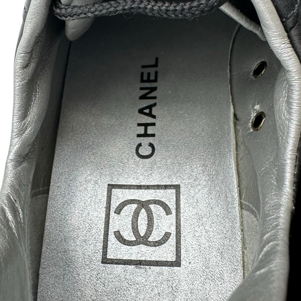 CHANEL/シャネル】 スポーツライン ブラック 紐靴 スニーカー