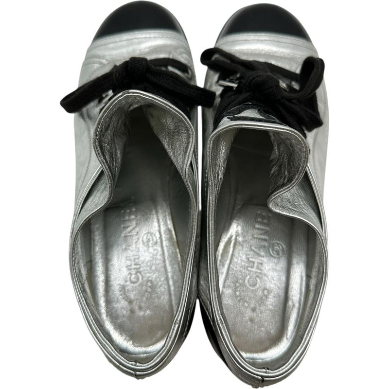 【CHANEL/シャネル】 ココマーク シューズ スニーカー レザー/エナメル シルバー/ブラック レディース【中古】【真子質店】【GD】




【TMiY】