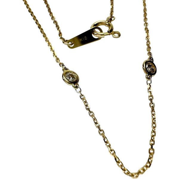 ステーションネックレス ダイヤモンド 0.21ct ネックレス K18ゴールド 18金 2.2g 56cm レディース
【中古】【真子質店】【NN】




【TMoMa】