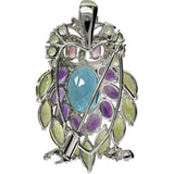 フクロウ ブローチ兼用 ブルートパーズ/ペリドット/ピンクトルマリン ダイヤモンド 0.10ct ペンダントトップ K18WGホワイトゴールド 18金 11.2g レディース
【中古】【真子質店】【NN】




【IYMox】