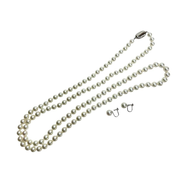 イヤリングセット/留め具パーツ付  アコヤ真珠6.5～7.5mm ネックレス シルバー/K14WGホワイトゴールド 14金 60.4g 91cm レディース
【中古】【真子質店】【NN】




【Moxx】