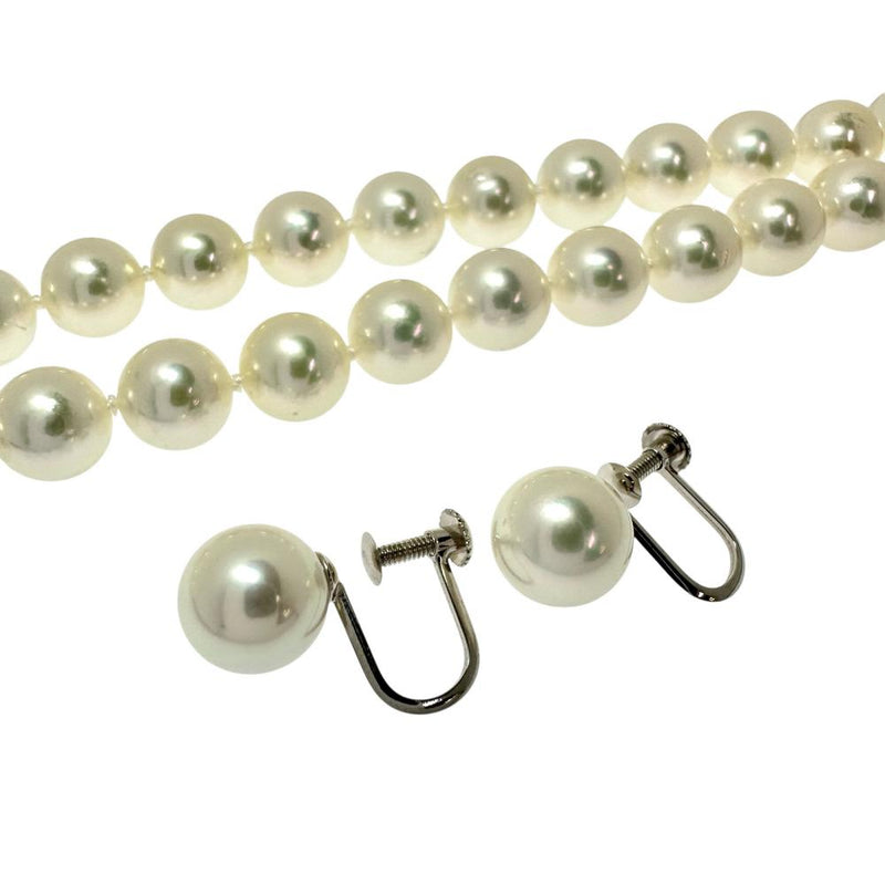 イヤリングセット/留め具パーツ付  アコヤ真珠6.5～7.5mm ネックレス シルバー/K14WGホワイトゴールド 14金 60.4g 91cm レディース
【中古】【真子質店】【NN】




【Moxx】