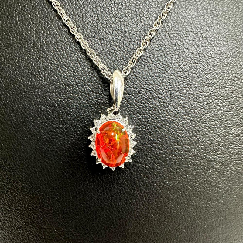 ファイアオパール 1.48ct ダイヤモンド 計0.25ct ネックレス Pt850プラチナ/Pt900プラチナ 6.0g 40cm レディース
【中古】【真子質店】【NN】




【IMox】