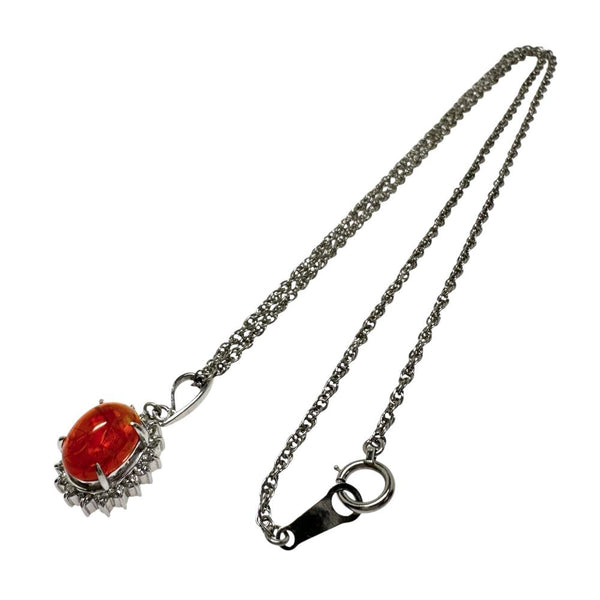 ファイアオパール 1.48ct ダイヤモンド 計0.25ct ネックレス Pt850プラチナ/Pt900プラチナ 6.0g 40cm レディース
【中古】【真子質店】【NN】




【IMox】