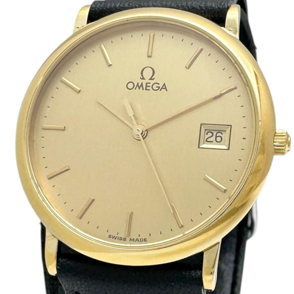 【OMEGA/オメガ】 53427589　 デビル 電池交換済 腕時計 GP/レザー クオーツ ゴールド文字盤/ブラック社外ベルト メンズ
【中古】【真子質店】【GD】




【TMox】