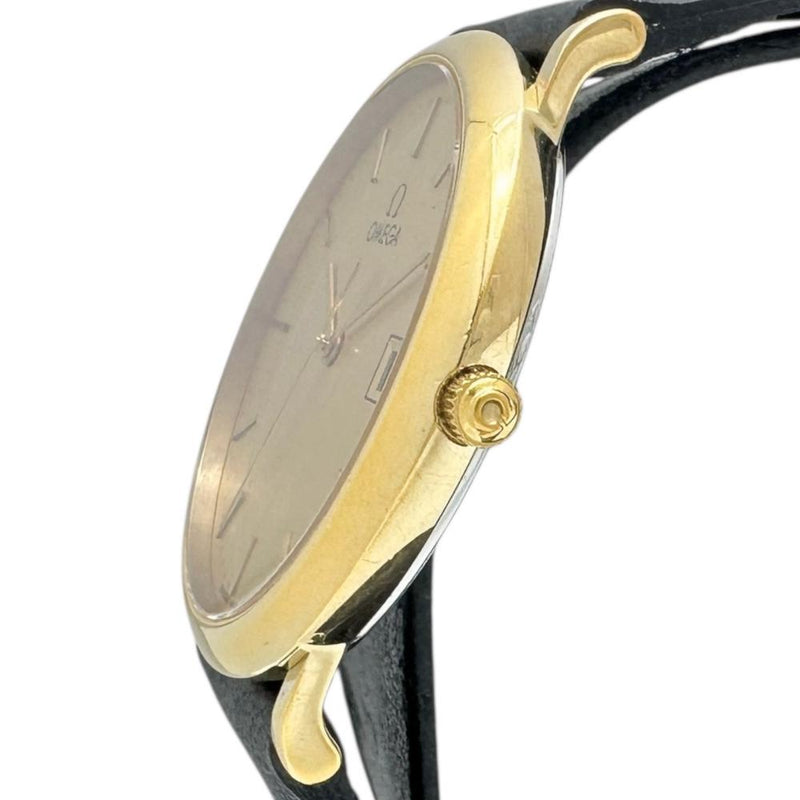 【OMEGA/オメガ】 53427589　 デビル 電池交換済 腕時計 GP/レザー クオーツ ゴールド文字盤/ブラック社外ベルト メンズ
【中古】【真子質店】【GD】




【TMox】