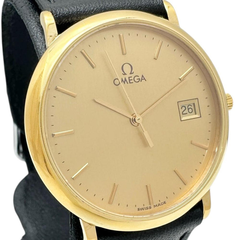 【OMEGA/オメガ】 53427589　 デビル 電池交換済 腕時計 GP/レザー クオーツ ゴールド文字盤/ブラック社外ベルト メンズ
【中古】【真子質店】【GD】




【TMox】