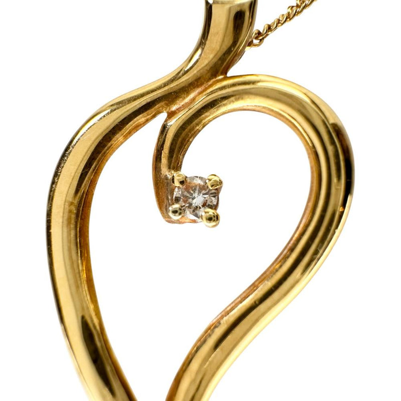 【TIFFANY&Co./ティファニー】 ダイヤモンド（1PD） ネックレス リーフハート K18ゴールド 18金 4.1g 46cm レディース
【中古】【真子質店】【BL】




【YIY】