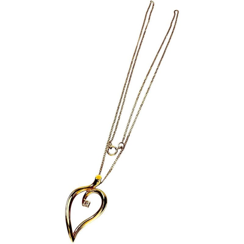 【TIFFANY&Co./ティファニー】 ダイヤモンド（1PD） ネックレス リーフハート K18ゴールド 18金 4.1g 46cm レディース
【中古】【真子質店】【BL】




【YIY】