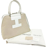 【IACUCCI/イアクッチ】  ハンドバッグ レザー/キャンバス ベージュ/ホワイト レディース【中古】【真子質店】【BL】




【TxS】