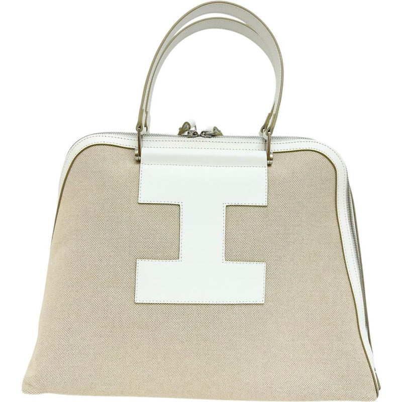 【IACUCCI/イアクッチ】  ハンドバッグ レザー/キャンバス ベージュ/ホワイト レディース【中古】【真子質店】【BL】




【TxS】