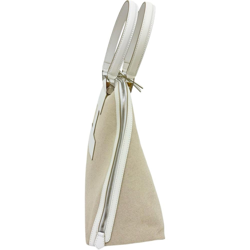 【IACUCCI/イアクッチ】  ハンドバッグ レザー/キャンバス ベージュ/ホワイト レディース【中古】【真子質店】【BL】




【TxS】