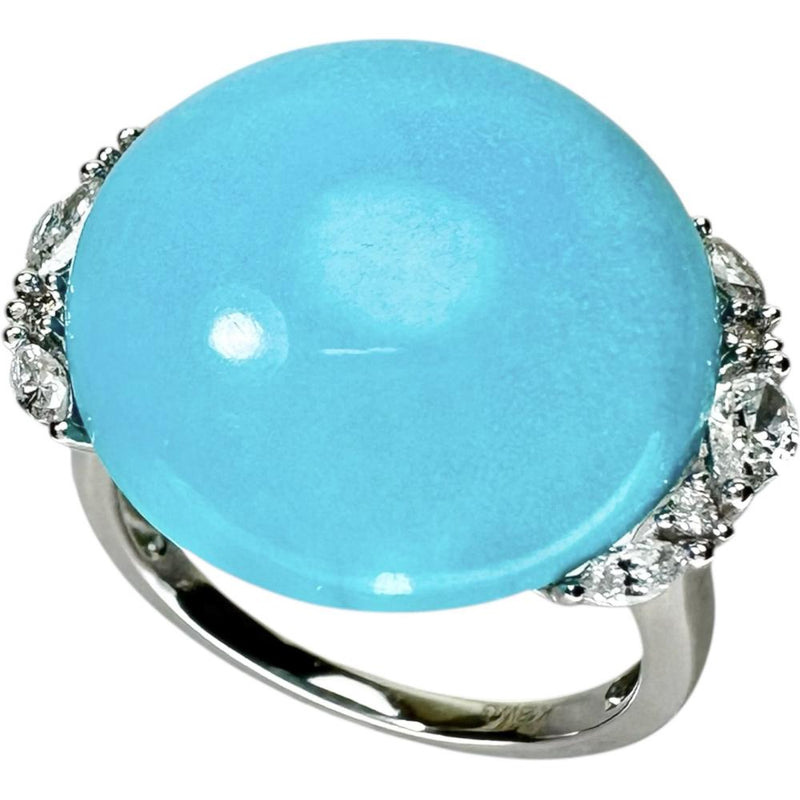 15号 トルコ石/ターコイズ 15.00ct ダイヤモンド 0.30ct リング・指輪 K18WGホワイトゴールド 18金 7.6g レディース
【中古】【真子質店】【NN】




【Mixx】
