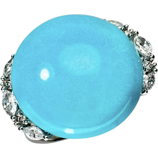 15号 トルコ石/ターコイズ 15.00ct ダイヤモンド 0.30ct リング・指輪 K18WGホワイトゴールド 18金 7.6g レディース
【中古】【真子質店】【NN】




【Mixx】