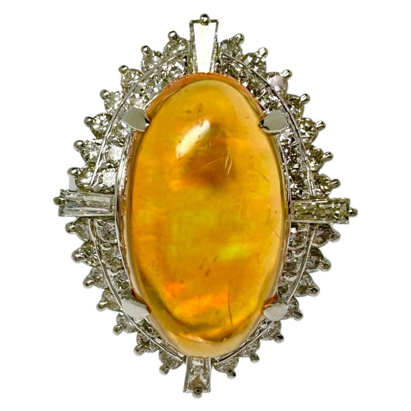 13号 ファイアオパール 5.28ct ダイヤモンド 計1.07ct リング・指輪 Pt900プラチナ 13.0g レディース
【中古】【真子質店】【NN】




【IISS】
