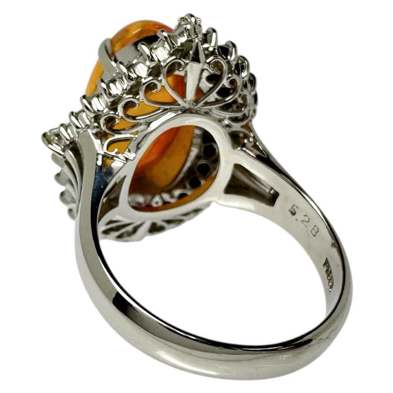 13号 ファイアオパール 5.28ct ダイヤモンド 計1.07ct リング・指輪 Pt900プラチナ 13.0g レディース
【中古】【真子質店】【NN】




【IISS】