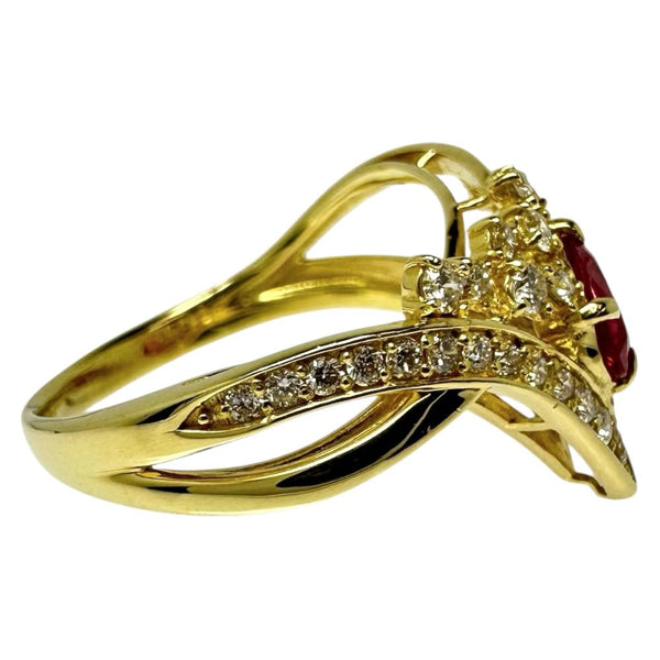 13号 パパラチアサファイア 0.69ct ダイヤモンド 計0.38ct リング・指輪 K18ゴールド 18金 4.0g レディース
【中古】【真子質店】【NN】




【YYx】