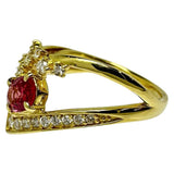 13号 パパラチアサファイア 0.69ct ダイヤモンド 計0.38ct リング・指輪 K18ゴールド 18金 4.0g レディース
【中古】【真子質店】【NN】




【YYx】