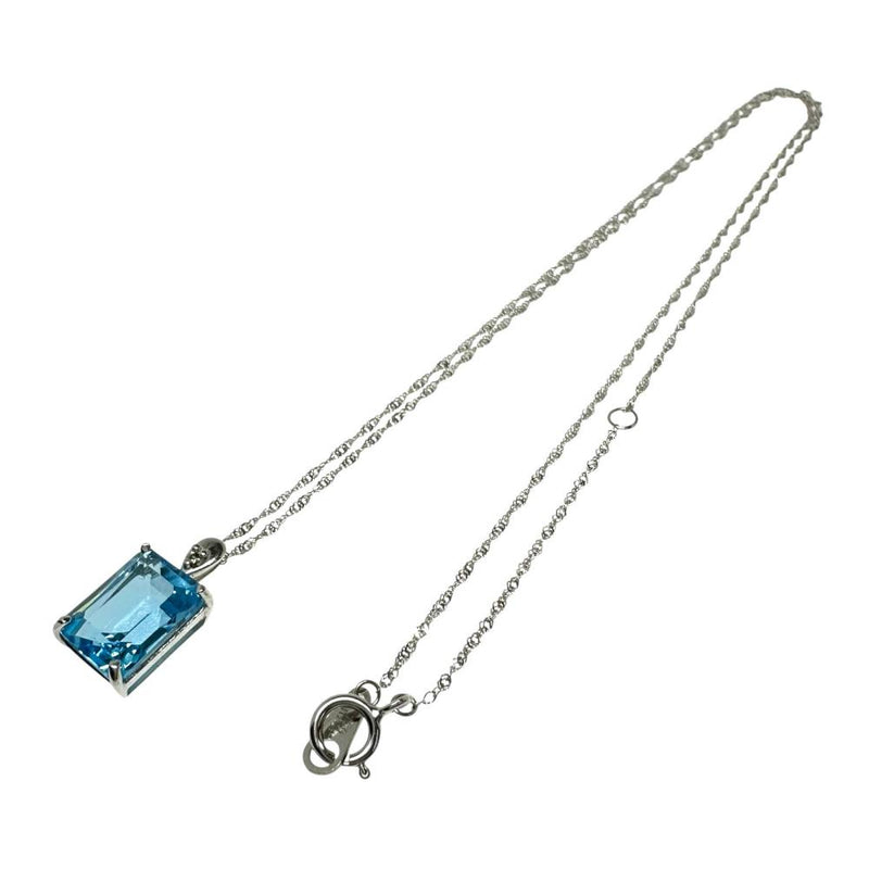 ブルートパーズ 3.00ct ダイヤモンド 計0.01ct ネックレス K18WGホワイトゴールド 18金 1.9g 40cm レディース
【中古】【真子質店】【NN】




【ISMi】