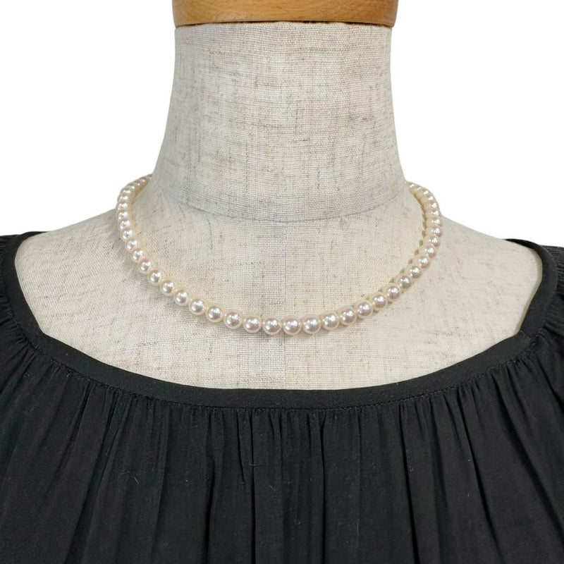 アコヤパール/真珠φ6.5～6.8mm ネックレス シルバー 29.5g 43cm レディース
【中古】【真子質店】【NN】




【TMaI】