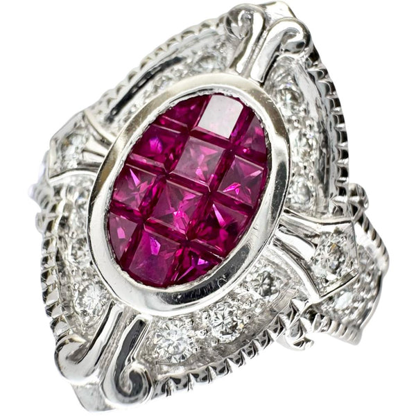 14.5号 ルビー 0.60ct ダイヤモンド 0.45ct リング・指輪 K18WGホワイトゴールド 18金 8.7g レディース
【中古】【真子質店】【NN】




【ITTI】