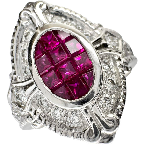 14.5号 ルビー 0.60ct ダイヤモンド 0.45ct リング・指輪 K18WGホワイトゴールド 18金 8.7g レディース
【中古】【真子質店】【NN】




【ITTI】