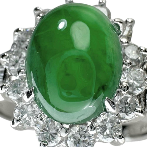 13号 ヒスイ 2.444ct ダイヤモンド 計0.63ct リング・指輪 Pt900プラチナ 6.1g レディース
【中古】【真子質店】【NN】




【SSx】