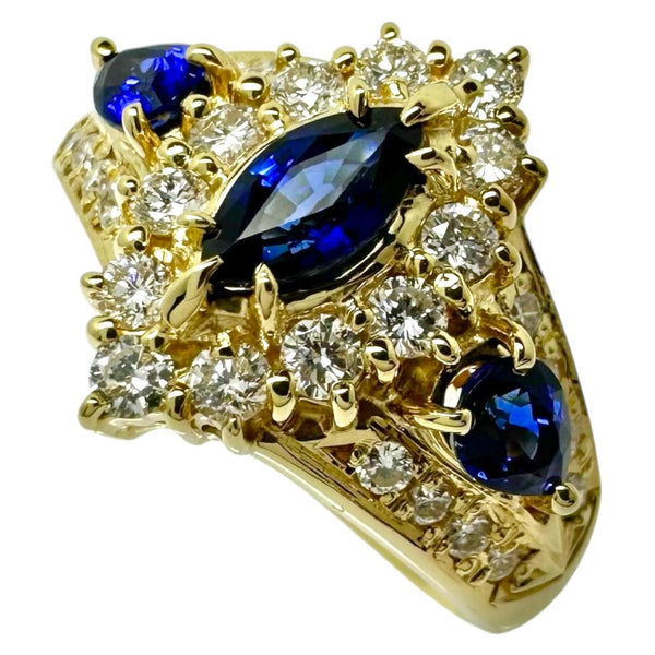 11.5号 サファイア 計0.87ct ダイヤモンド 計0.46ct リング・指輪 K18ゴールド 18金 6.3g レディース
【中古】【真子質店】【NN】




【MiMix】