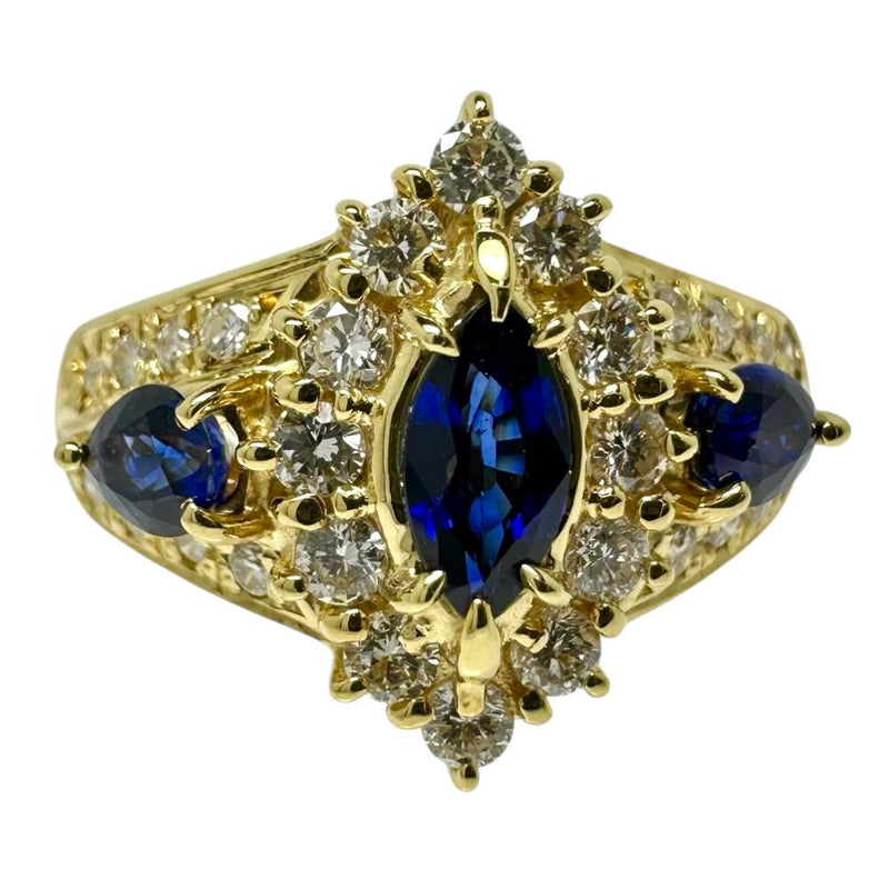 11.5号 サファイア 計0.87ct ダイヤモンド 計0.46ct リング・指輪 K18ゴールド 18金 6.3g レディース
【中古】【真子質店】【NN】




【MiMix】